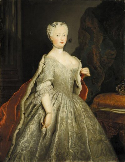 Porträt der Königin von Preußen Elisabeth Christine von Braunschweig-Bevern (1715-1797) von Antoine Pesne